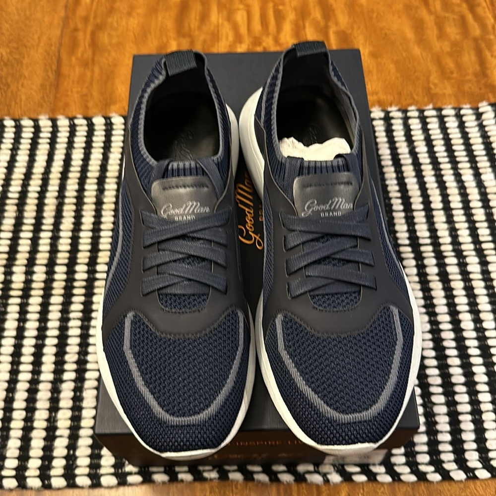 GOOD MAN BRAND men’s SKY CAPTAIN KNIT TRAINER SNEAKERS